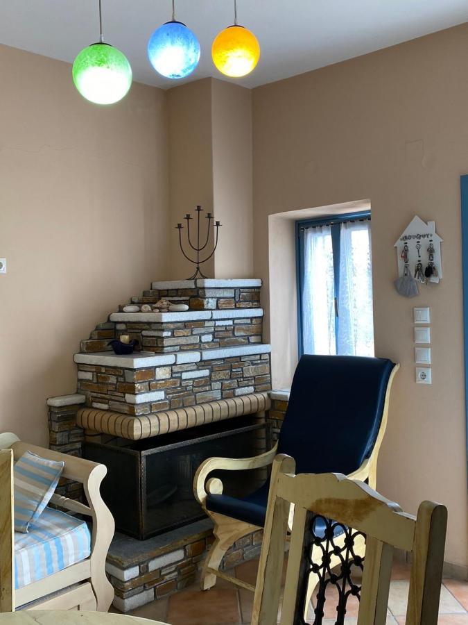 Вилла Blue House Koronos Экстерьер фото