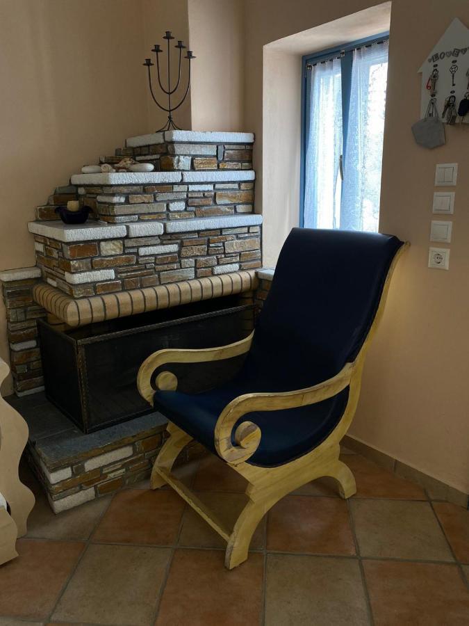 Вилла Blue House Koronos Экстерьер фото