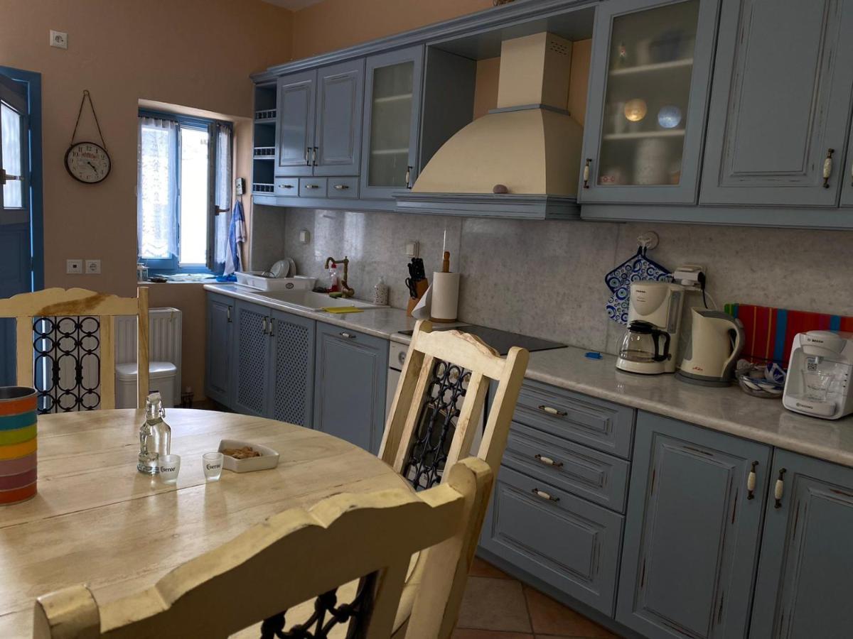 Вилла Blue House Koronos Экстерьер фото